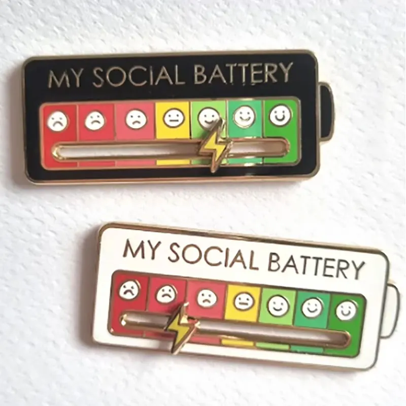 Nutrition Fitness - Broche de batería My Social Power,