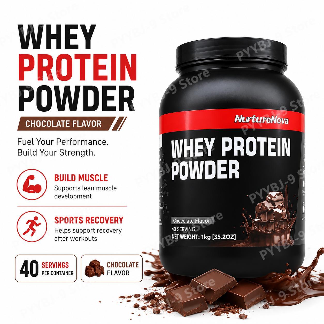 Fitness Nutrition Whey - NurtureNova Proteína de Suero en Polvo
