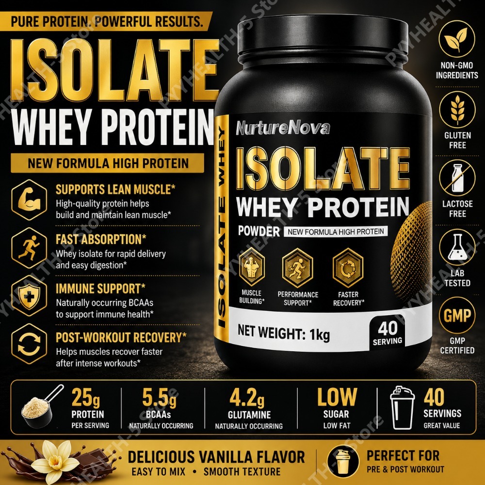 Fitness Nutrition Whey - Proteína de Suero Aislada en Polvo