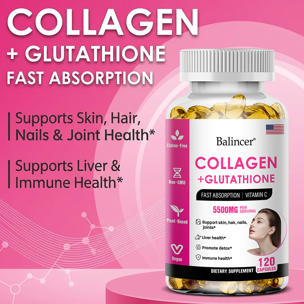 Cápsulas de Colágeno con Gluta - Biotin Hair Growth reseña y precio