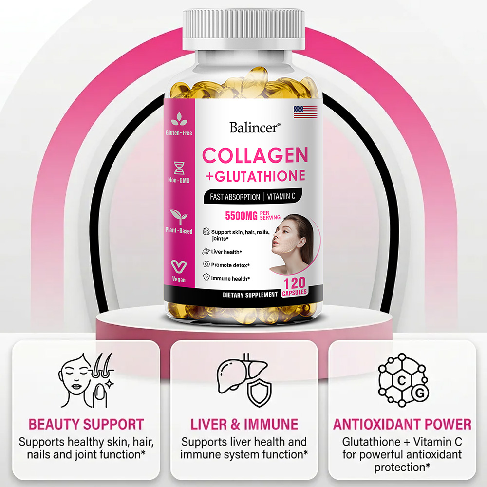 Cápsulas de Colágeno con Gluta - Biotin Hair Growth reseña y precio