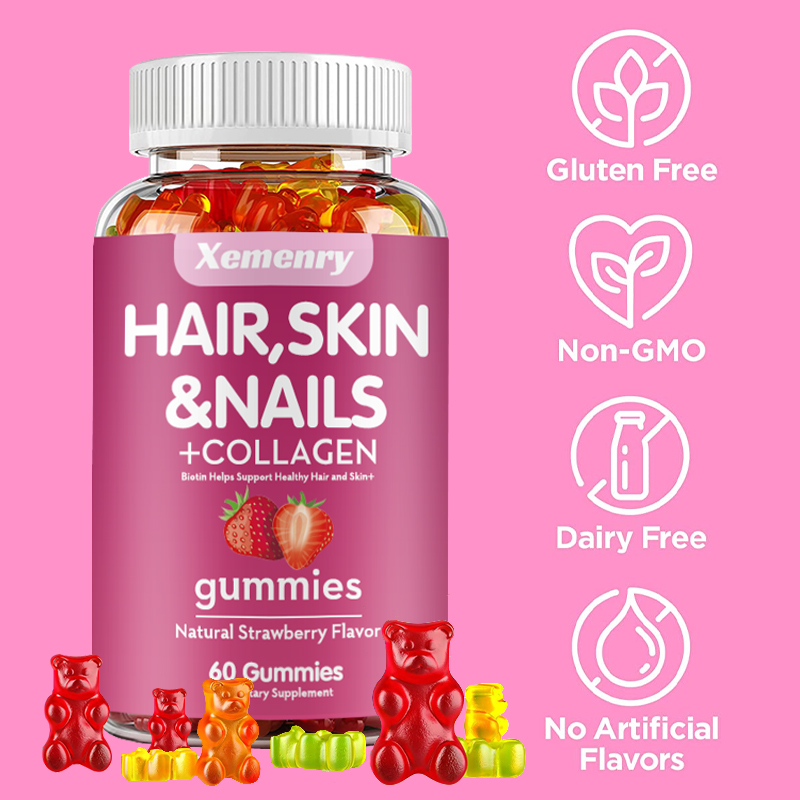 Gomitas de biotina y vitamina  - Biotin Hair Growth reseña y precio