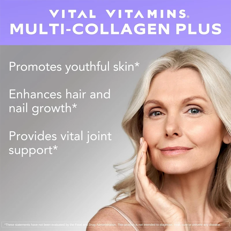 60 Cápsulas de Multi Colágeno  - Biotin Hair Growth reseña y precio