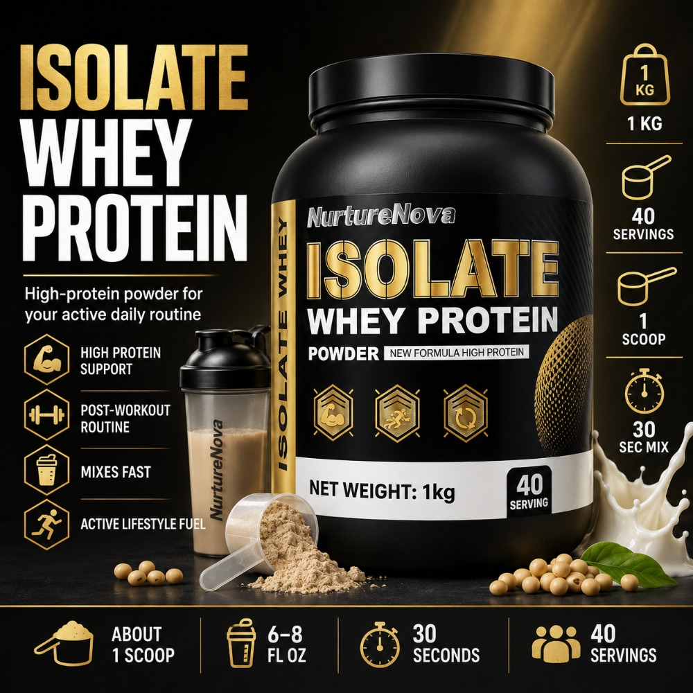 NurtureNova Proteína de Suero  - Fitness Nutrition Whey reseña y precio