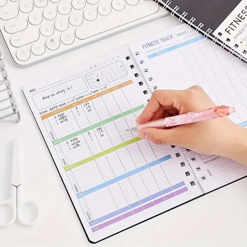 Cuaderno Espiral para Planes D - Nutrition Fitness Plan reseña y precio