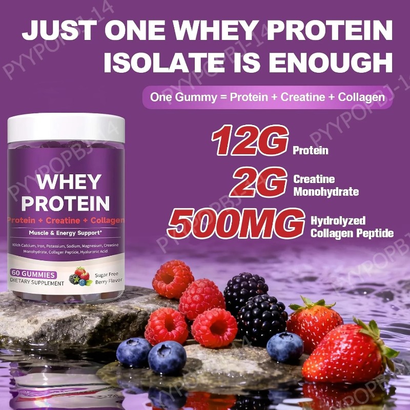 Gomitas de Proteína con Creati - Fitness Nutrition Whey reseña y precio