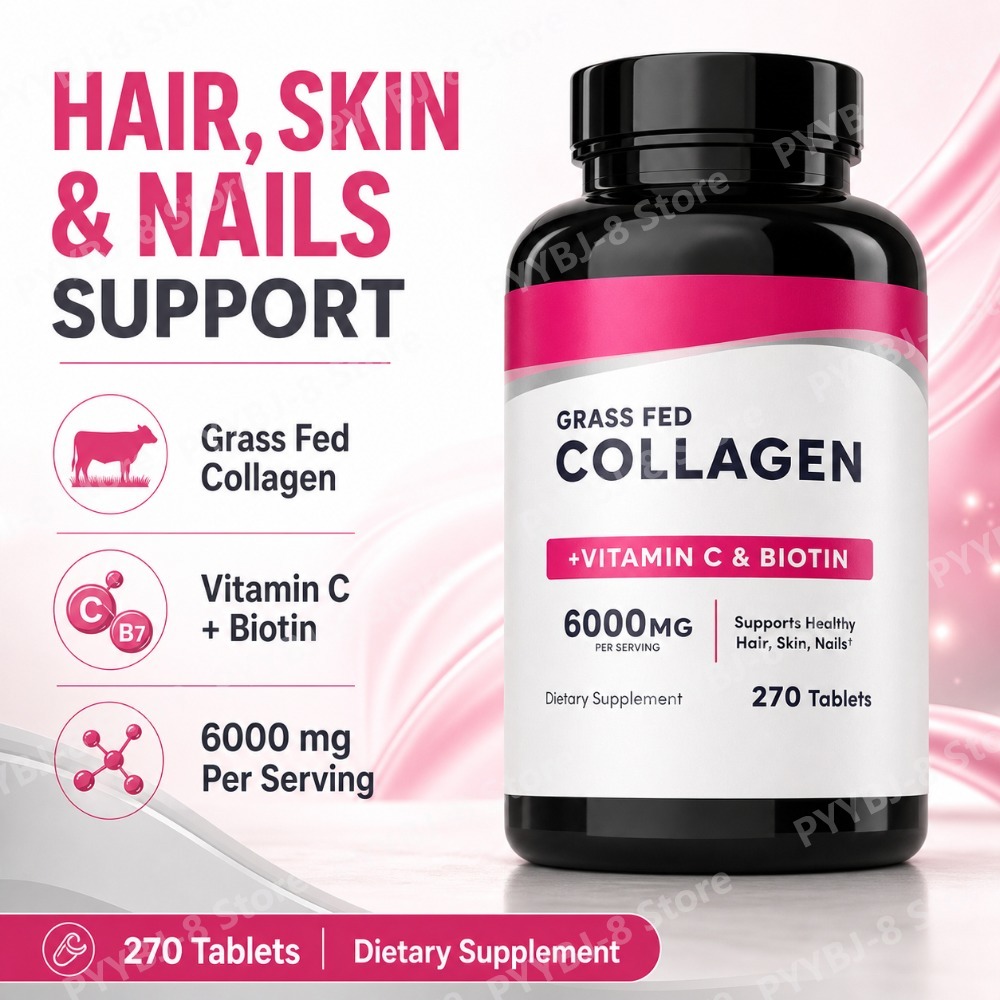 Tabletas de Colágeno 6000mg co - Biotin Hair Growth reseña y precio