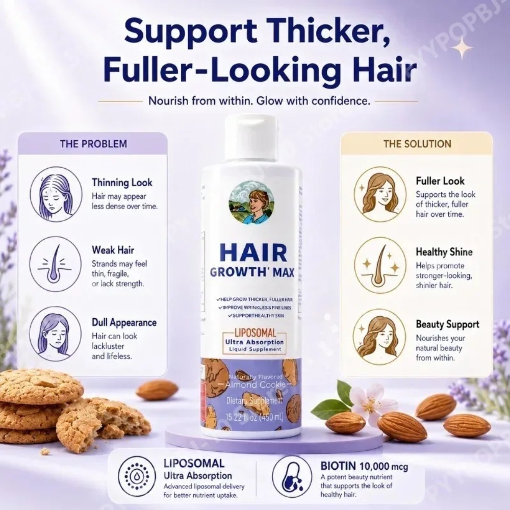 Líquido Liposomal para el Crec - Biotin Hair Growth reseña y precio